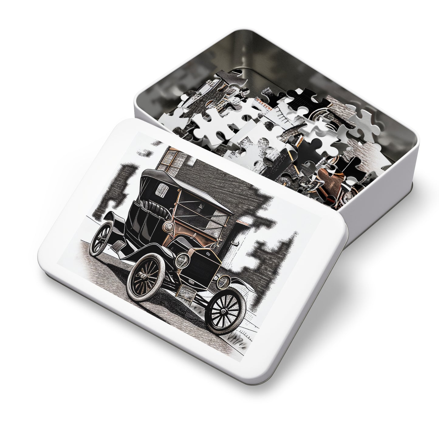 Vintage Ford Car Jigsaw Puzzle Collection (252, 500,1000-Piece)
