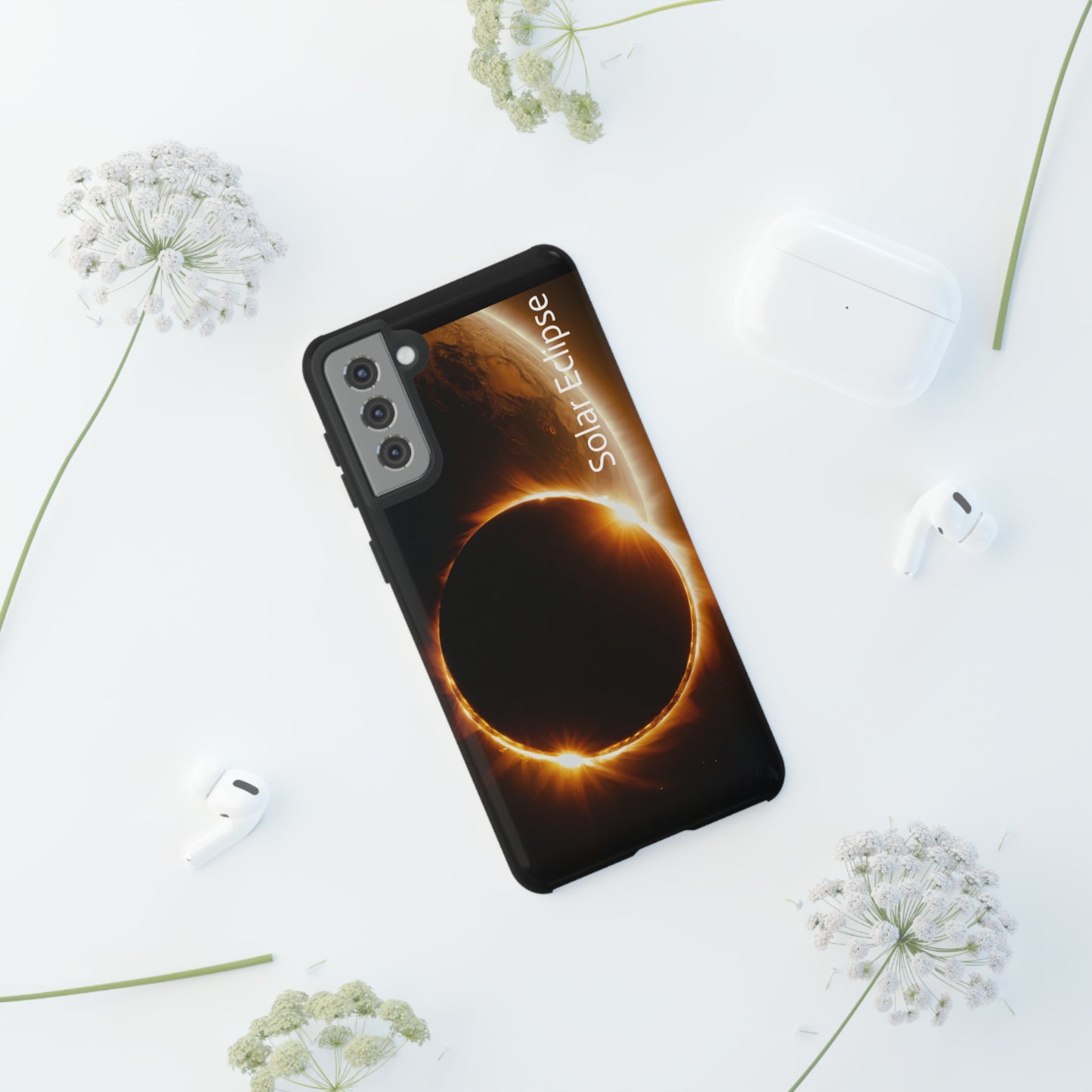 Solar Eclipse Phone Case: Protect Your Tech with Cosmic Style $39.99