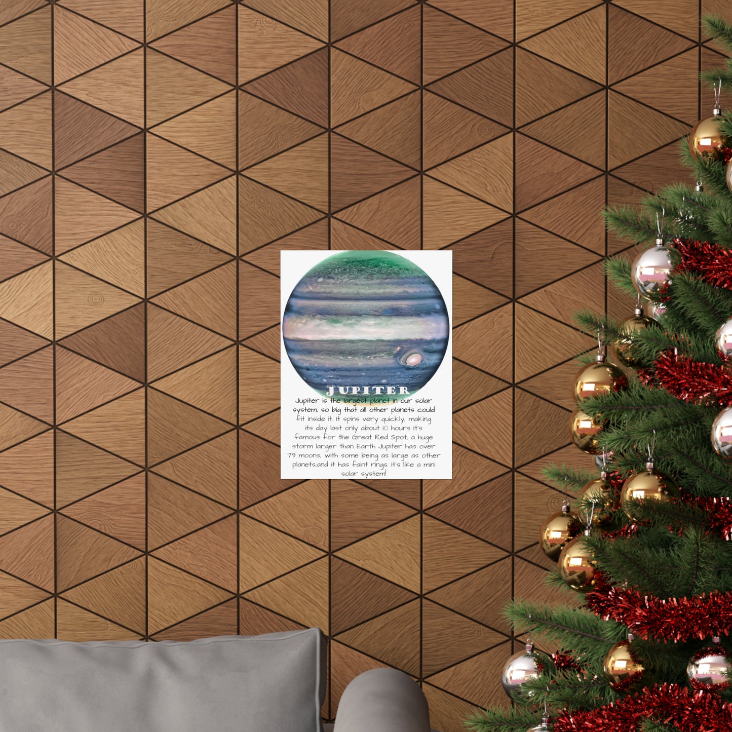 Jupiter's Majesty: Premium Cosmos Series Poster