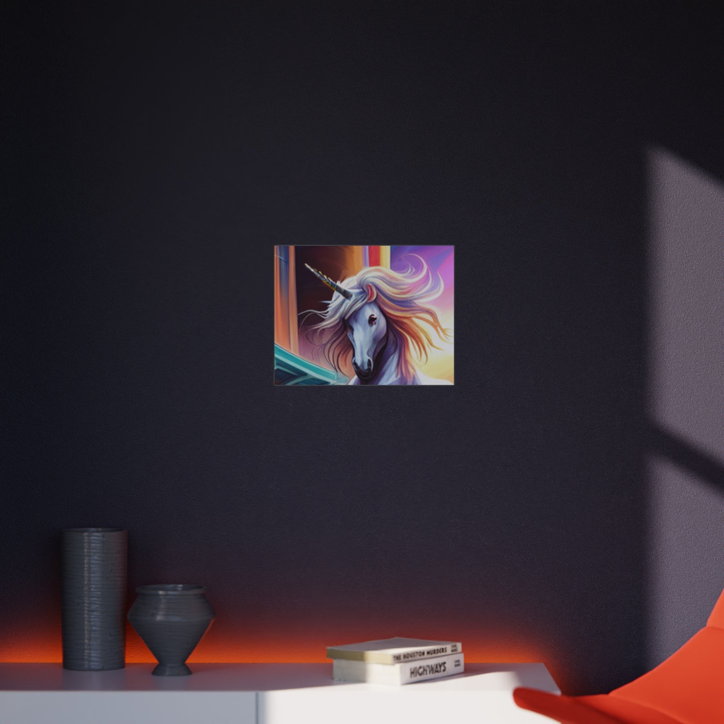 Enchanting Unicorn Art: Customizable Foam Board Prints