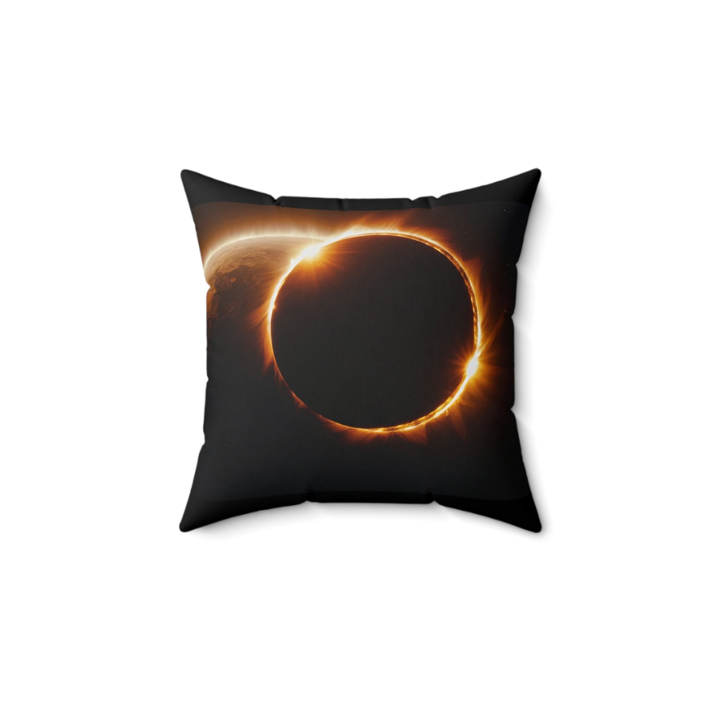 Solar Eclipse Pillow: Add Cosmic Flair to Your Home Decor  $19.99
