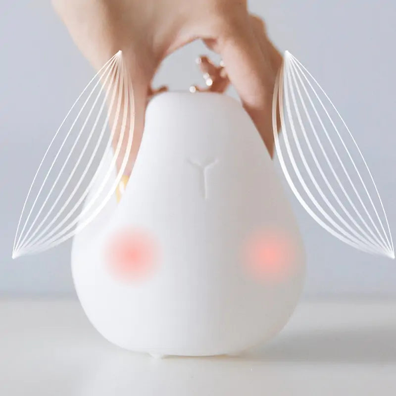 Deer Rabbit LED Night Light - Adjustable Colors, Touch Sensor Control, USB-Rechargeable