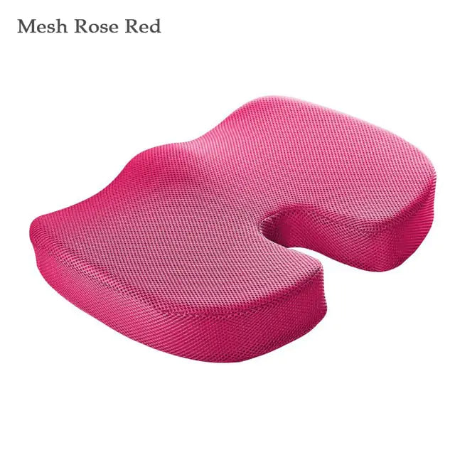 Orthopedic Hemorrhoid Seat Cushion - Memory Foam for Car, Office Chair, and Pain Relief