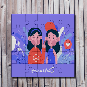 25 piece Hardboard Jigsaw Puzzle WITH YOUR PICTURE