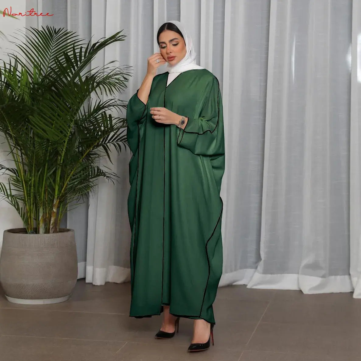 Embrace Elegance with Our Oversized Belted Abaya