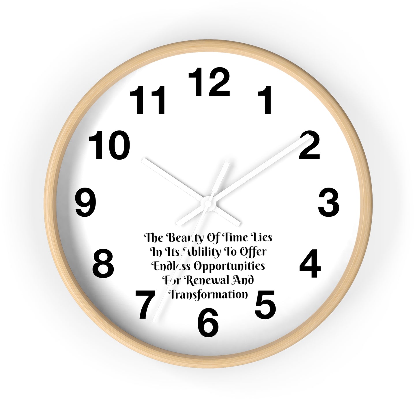 The beauty of time lies in its ability to offer endless opportunities for renewal and transformation! Clock Wall Clock Home Use!!