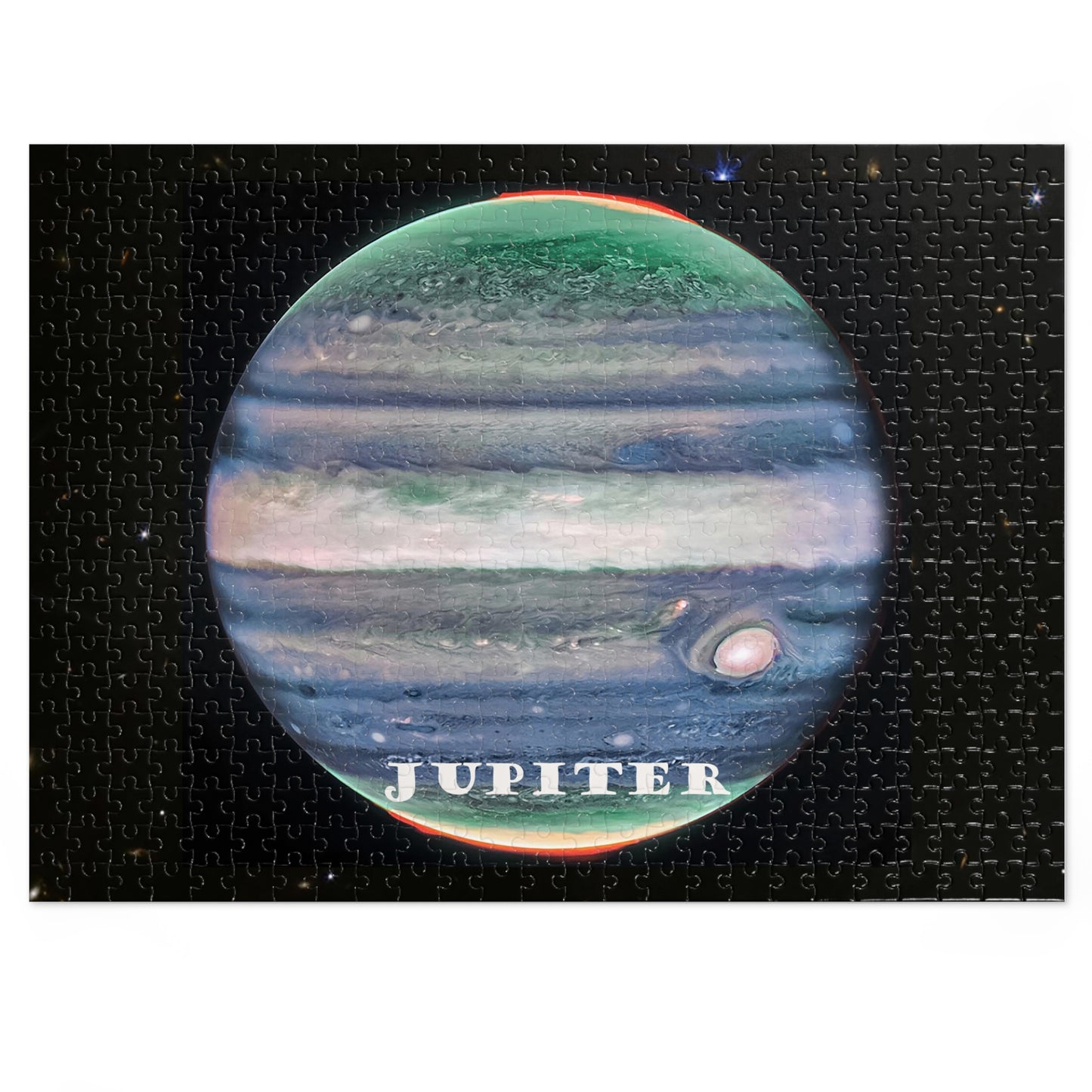 Cosmos Series 25 Mid-Infrared View of Jupiter  Jigsaw Puzzle ( 500, 1000-Piece)