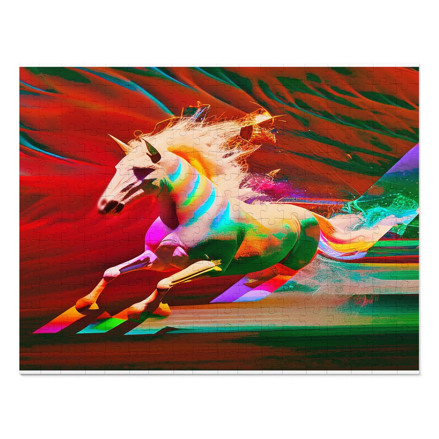"The Magic Pony" Jigsaw Puzzle (500,1000-Piece) Red Left