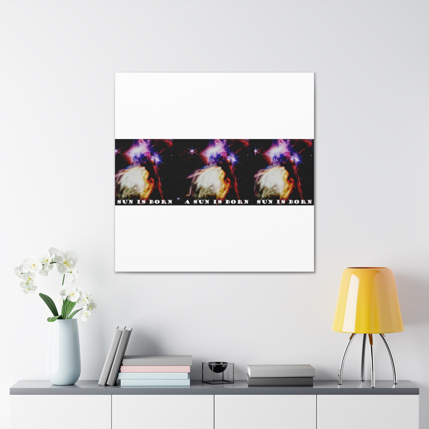Witness Stellar Birth: Cosmos Series 10 Sun Canvas Print