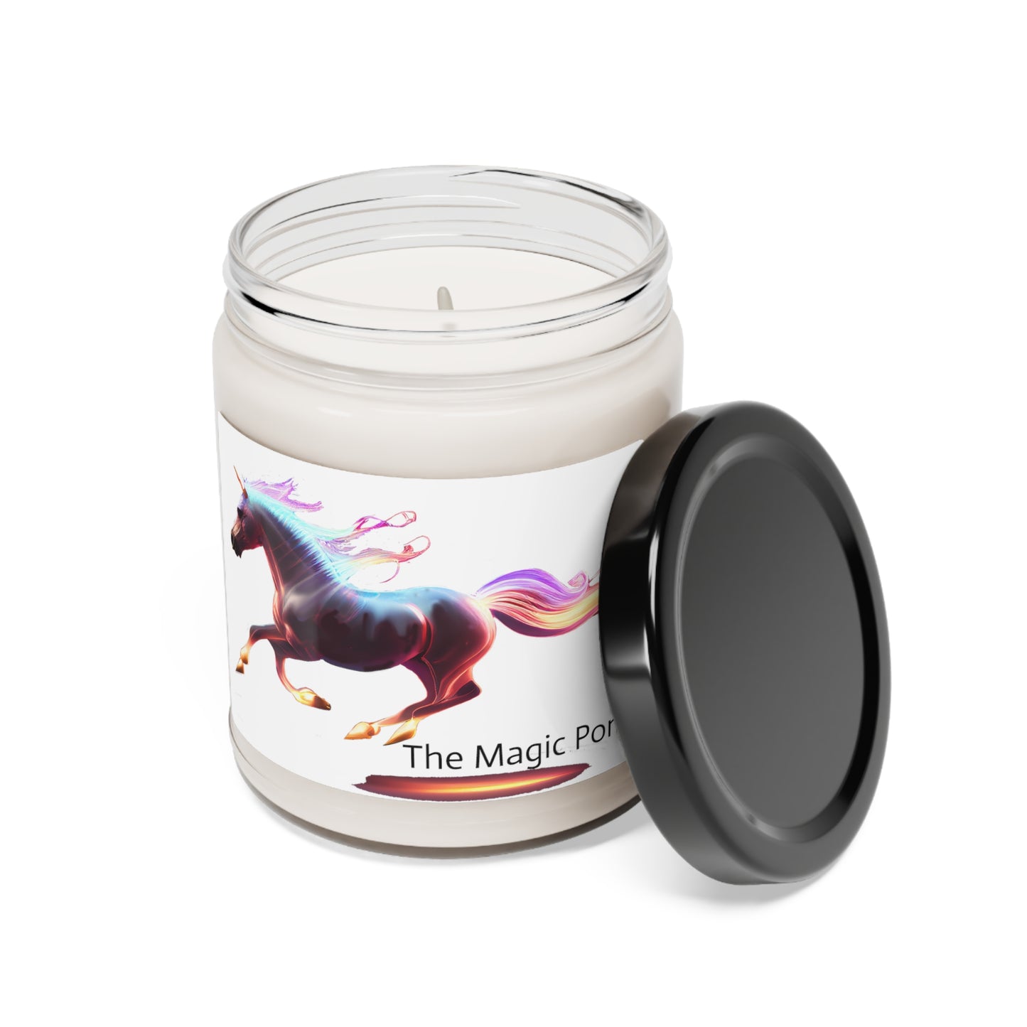 The Magic Pony" Candle: Light, Fragrance, Whimsical Charm 9oz