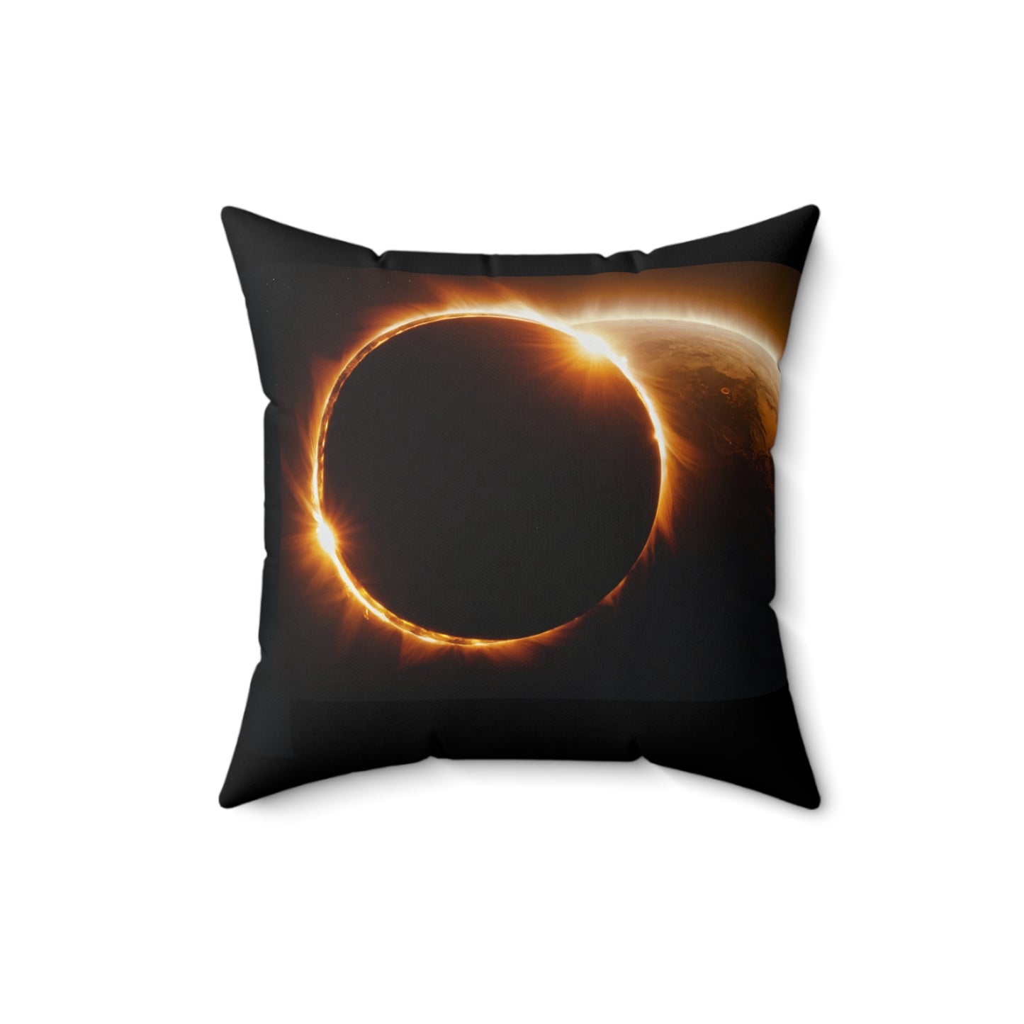 Solar Eclipse Pillow: Add Cosmic Flair to Your Home Decor  $19.99
