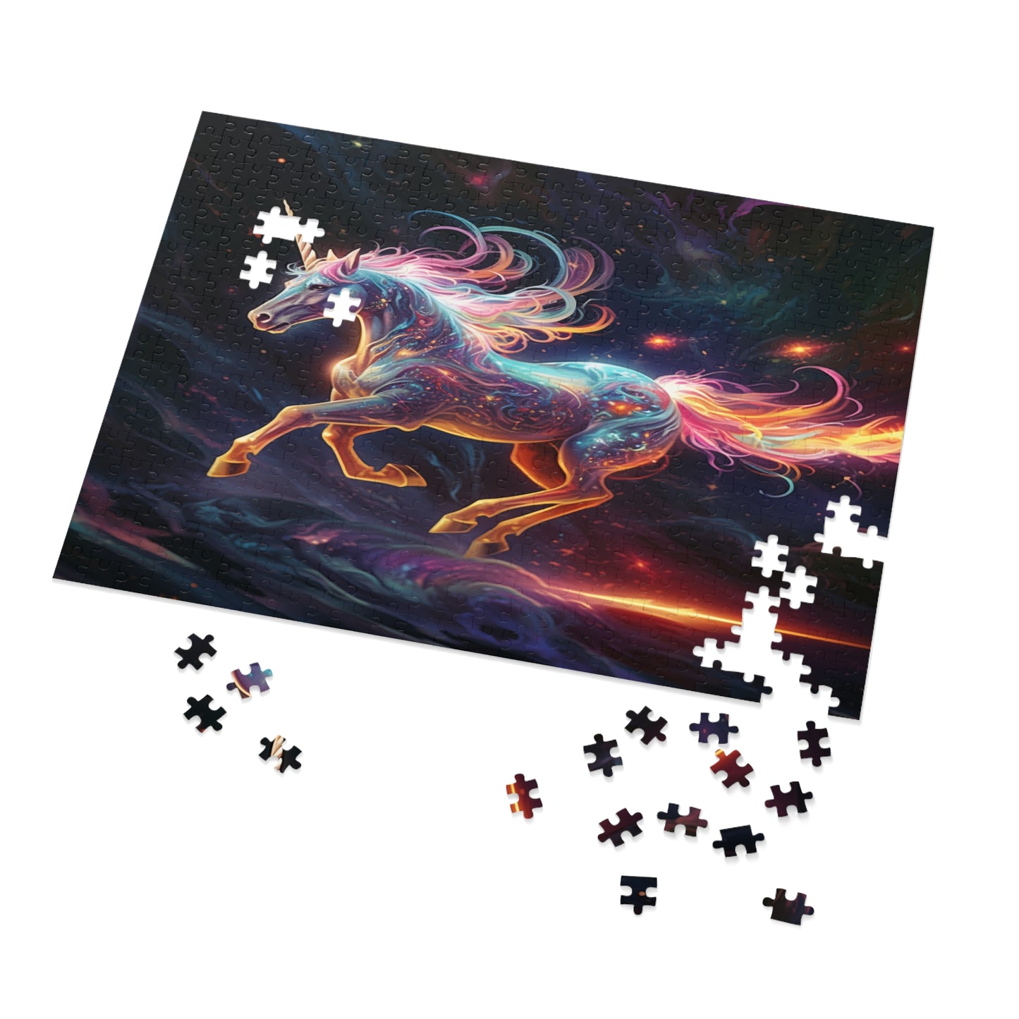"The Magic Pony" Jigsaw Puzzle: Build a World of Fantasy (500,1000-Piece) Rainbow