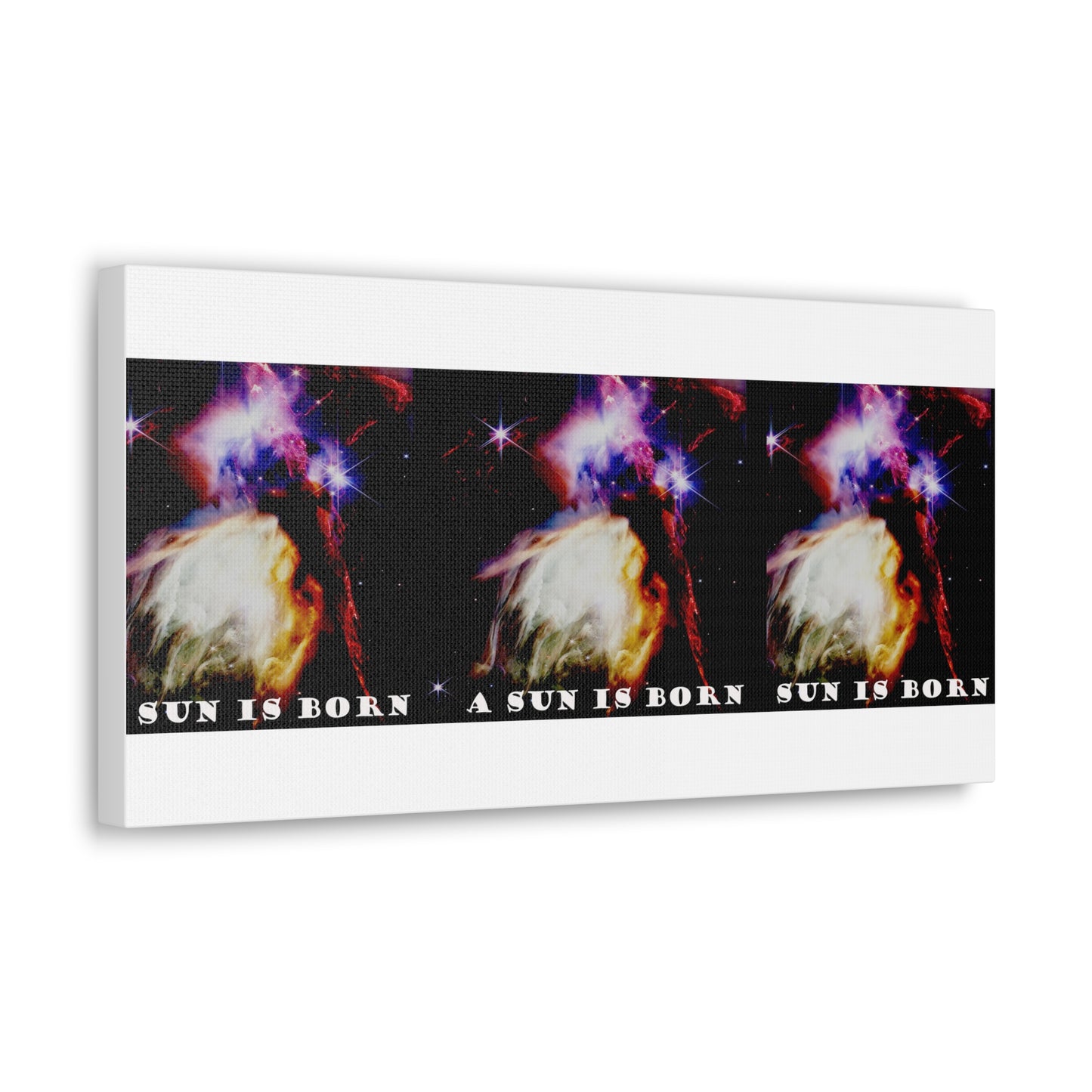Witness Stellar Birth: Cosmos Series 10 Sun Canvas Print