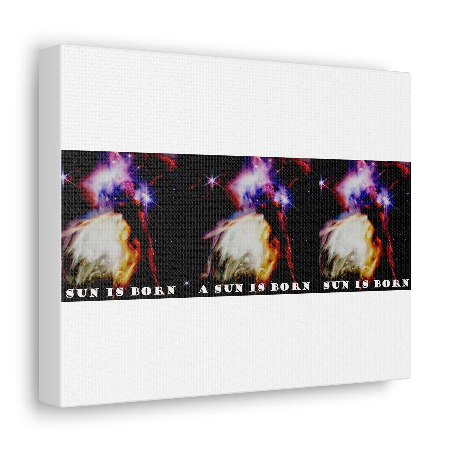 Witness Stellar Birth: Cosmos Series 10 Sun Canvas Print