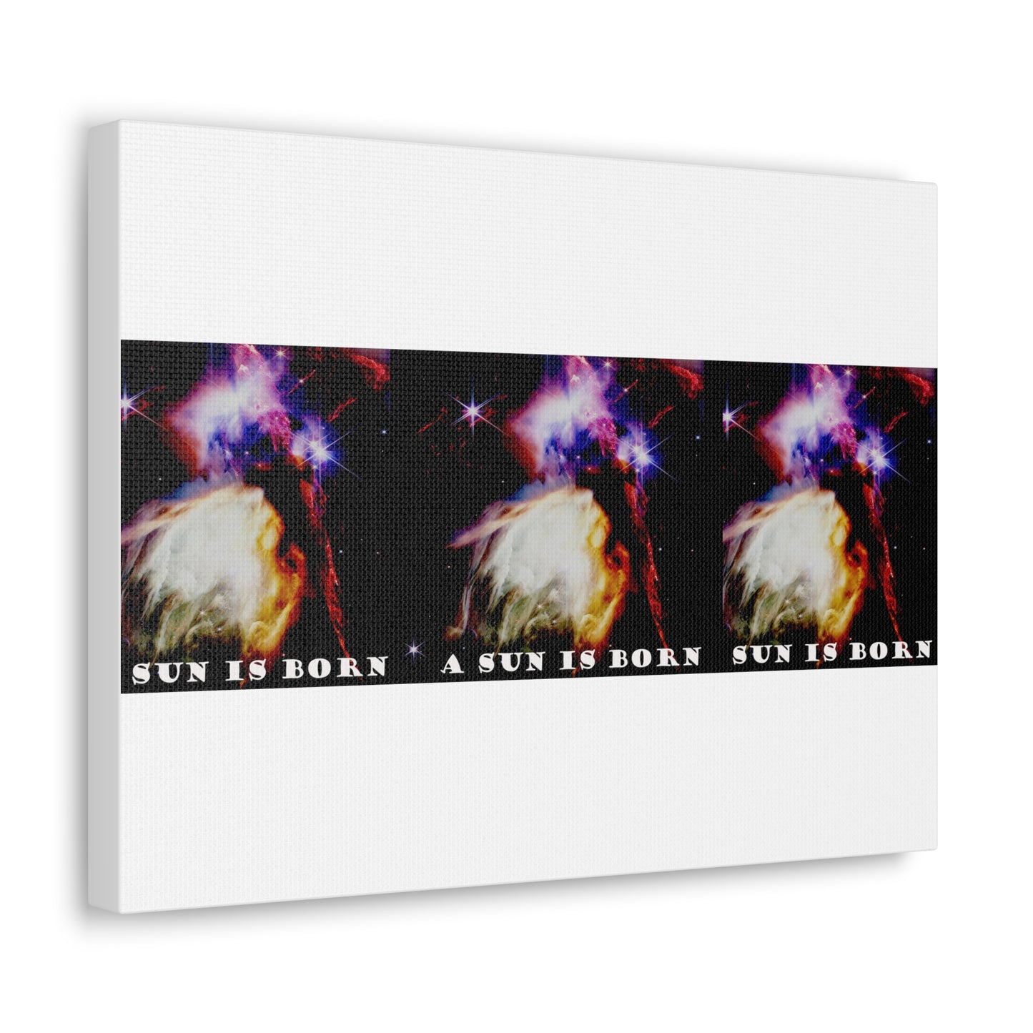 Witness Stellar Birth: Cosmos Series 10 Sun Canvas Print