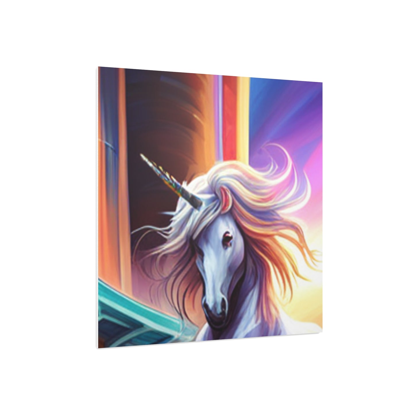 Enchanting Unicorn Art: Customizable Foam Board Prints