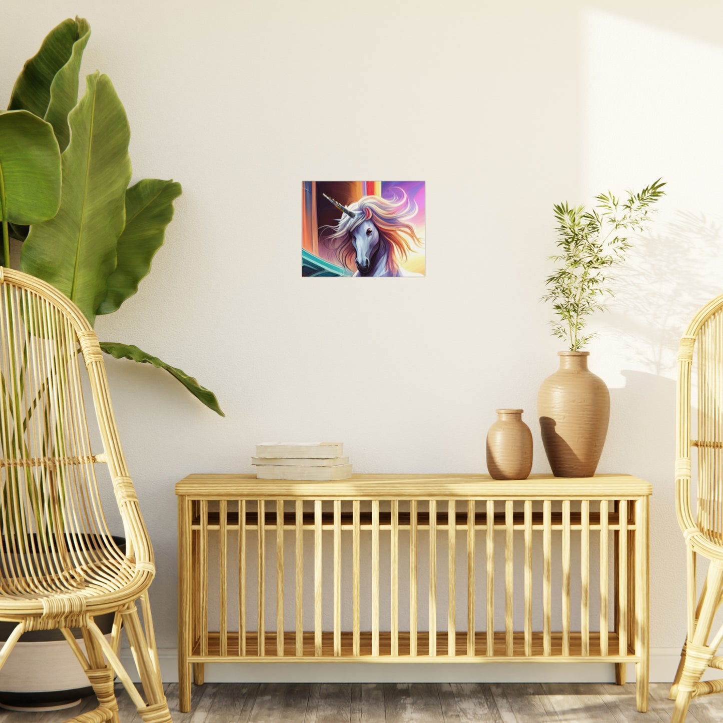 Enchanting Unicorn Art: Customizable Foam Board Prints