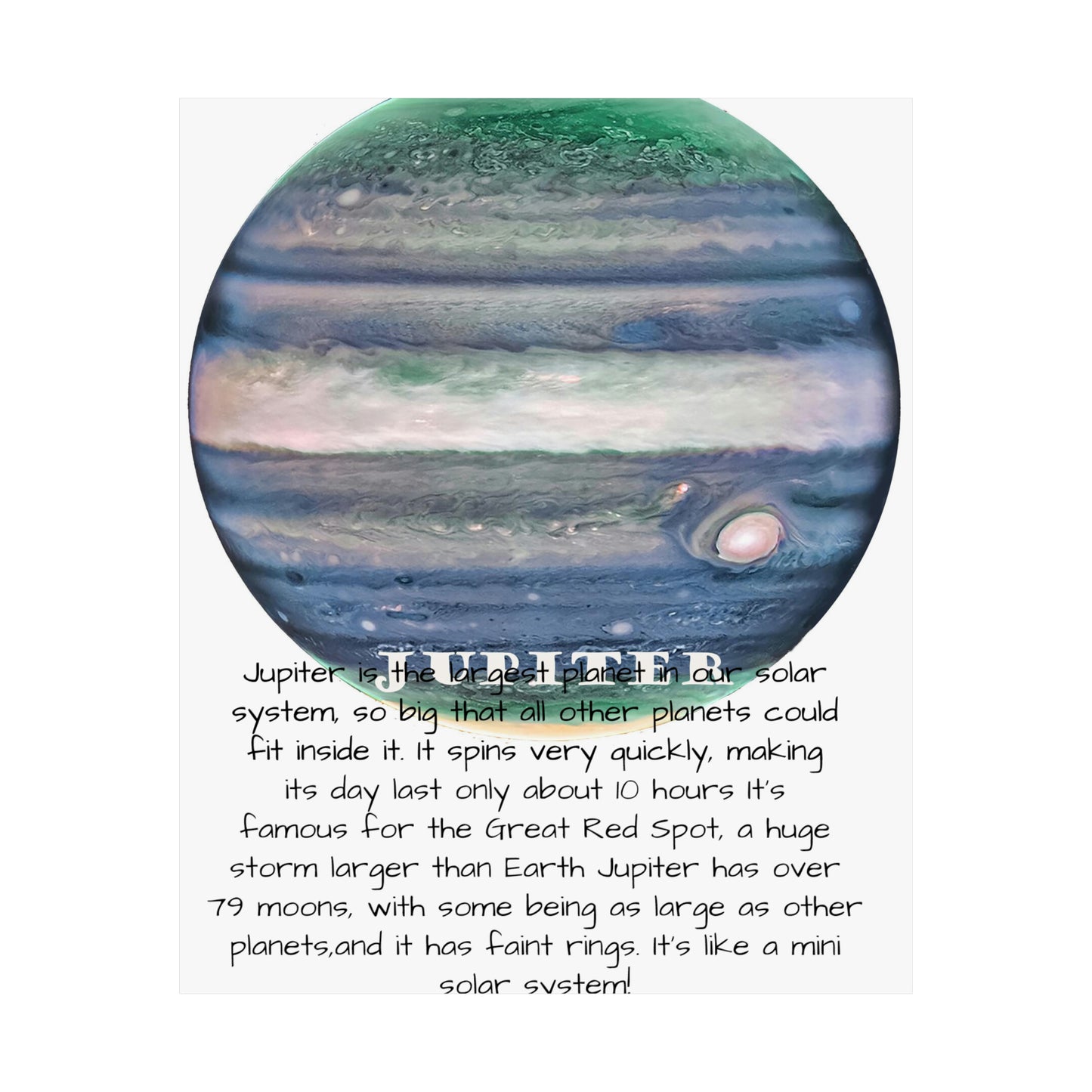 Jupiter's Majesty: Premium Cosmos Series Poster