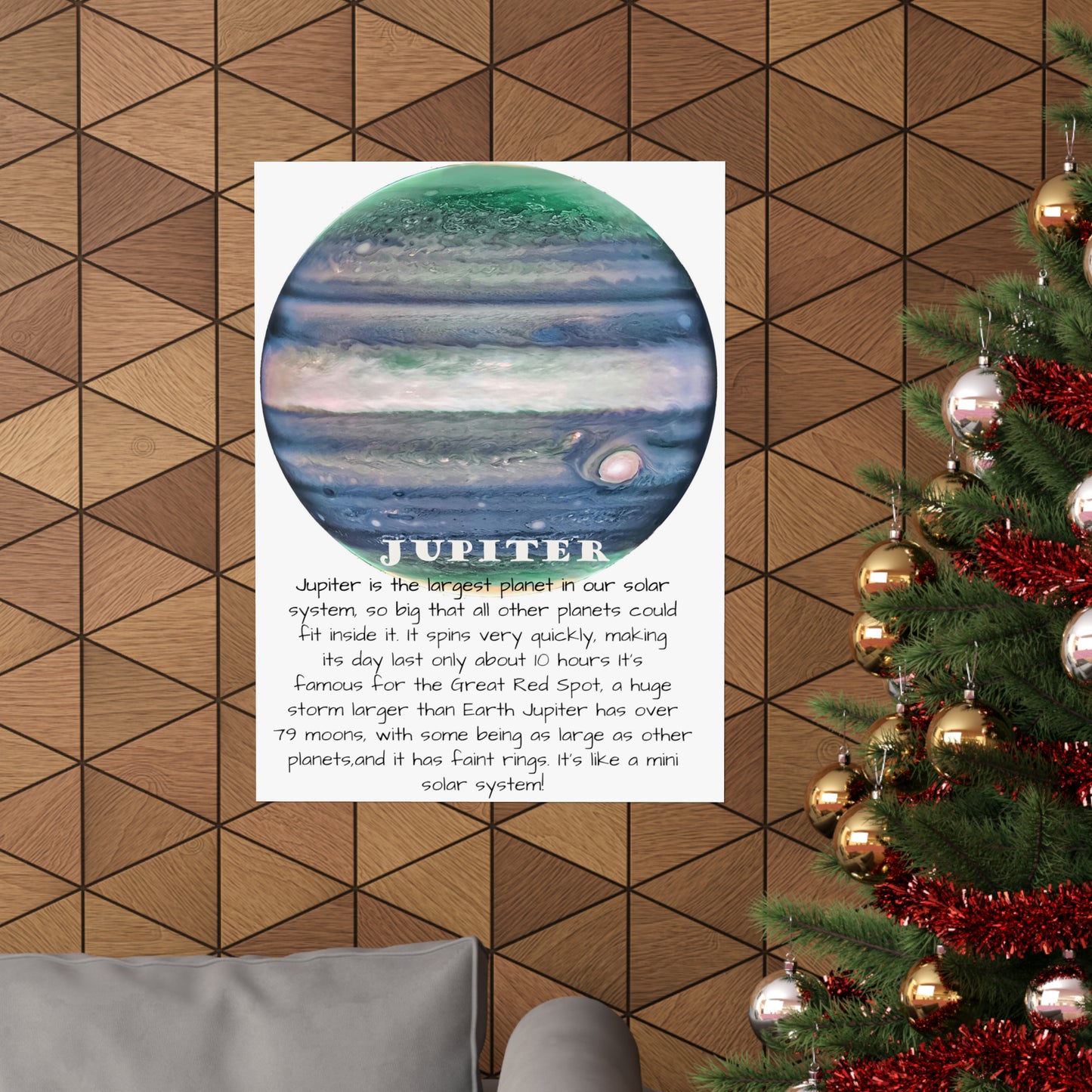 Jupiter's Majesty: Premium Cosmos Series Poster
