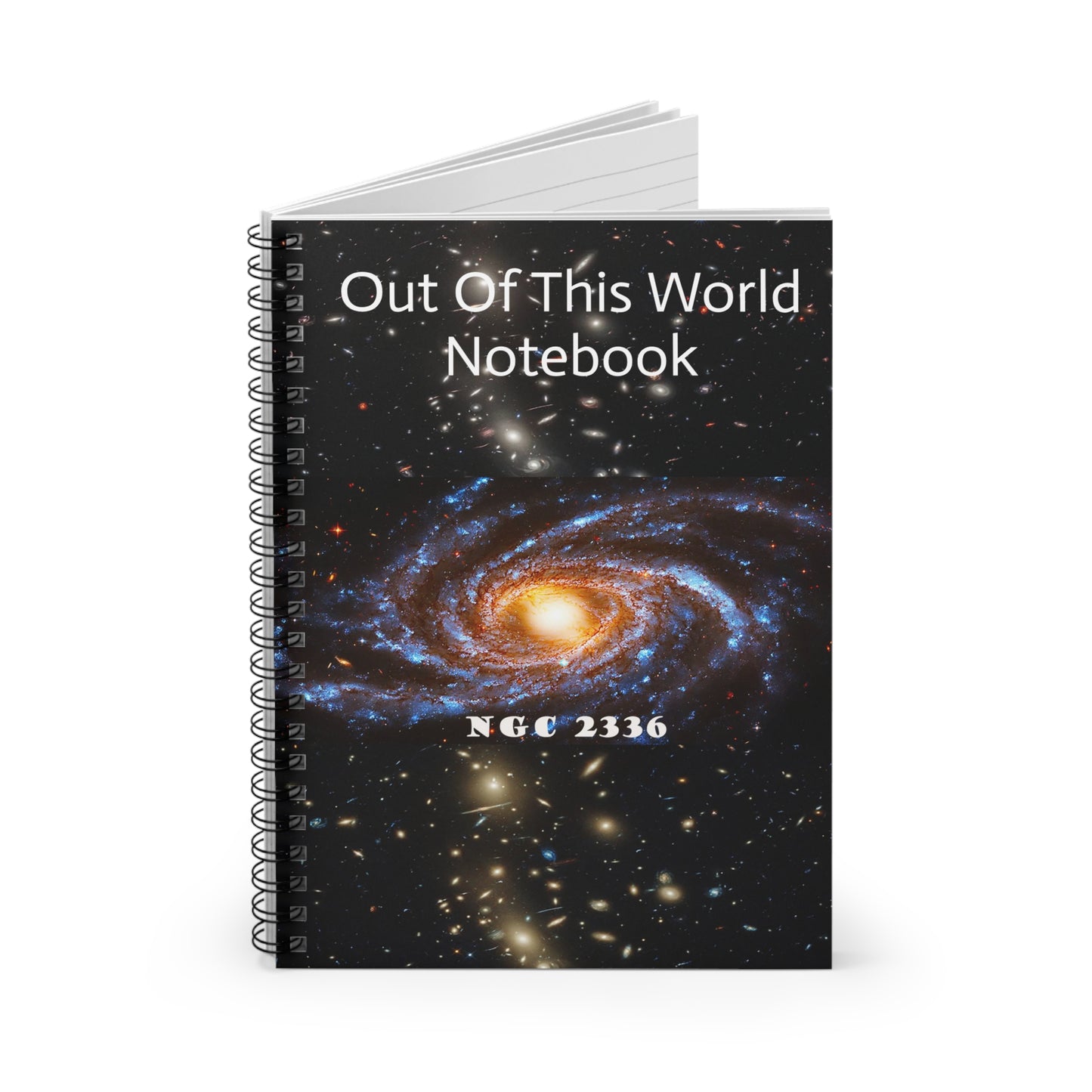 Cosmos Series 14 NGC2336-galaxy Spiral Notebook - Ruled Line