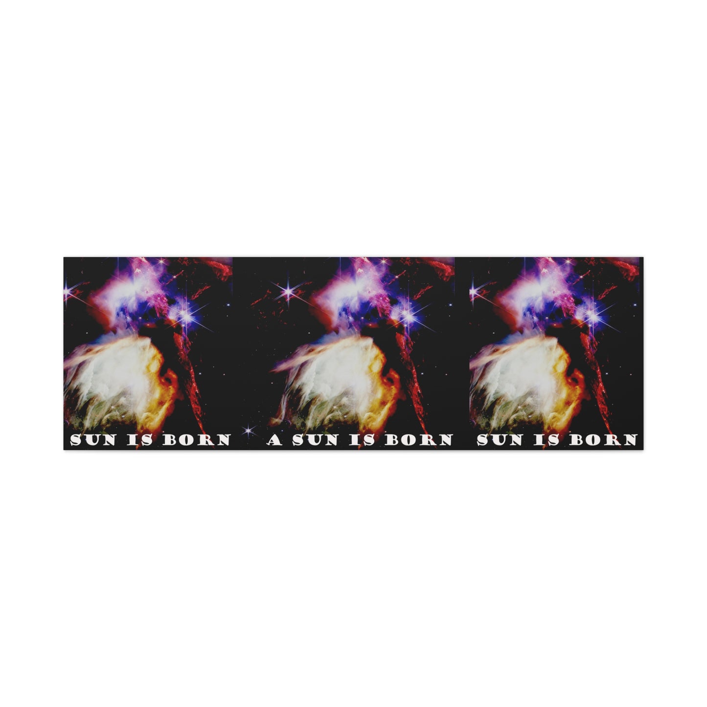 Witness Stellar Birth: Cosmos Series 10 Sun Canvas Print