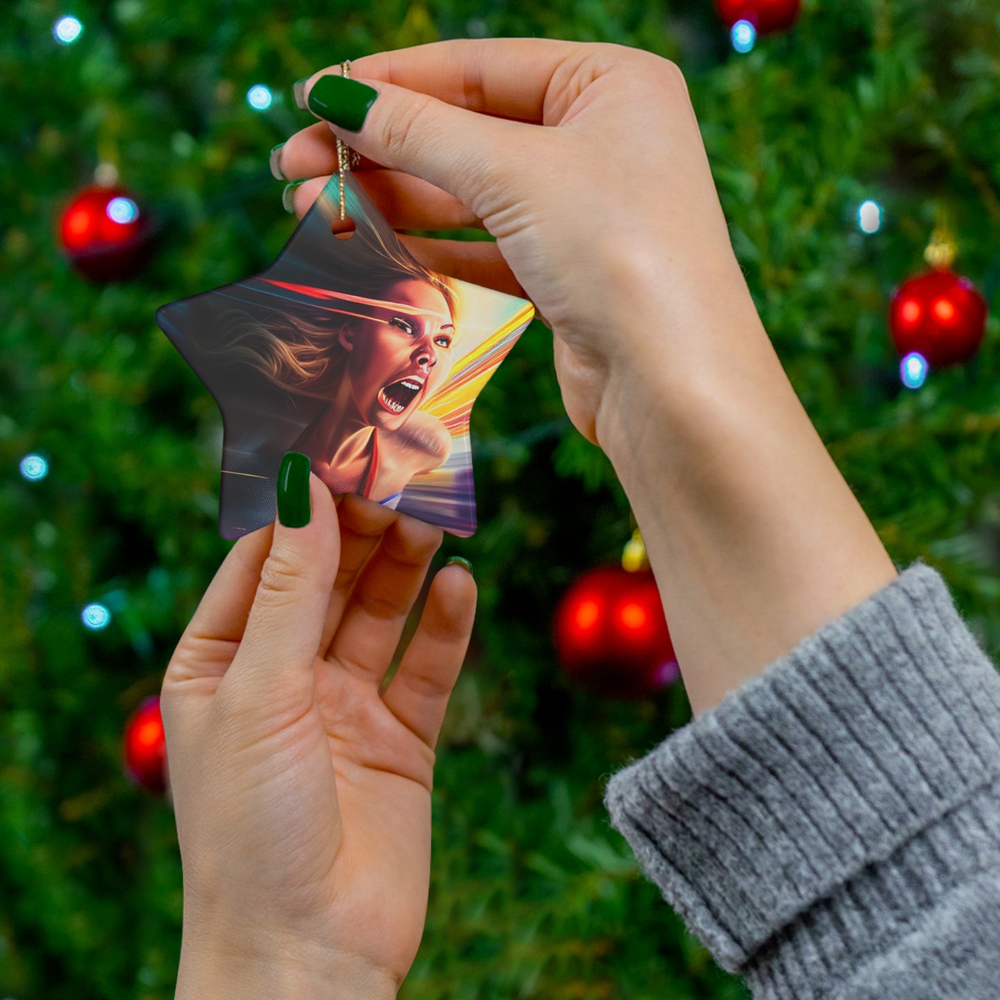 Diverse Digital Art Ceramic Ornaments – A Spectrum of Artistic Expressions