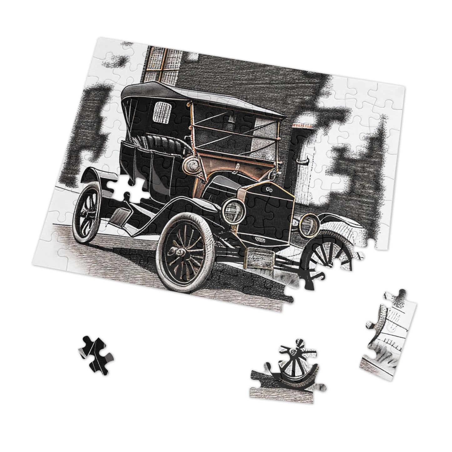 Vintage Ford Car Jigsaw Puzzle Collection (252, 500,1000-Piece)