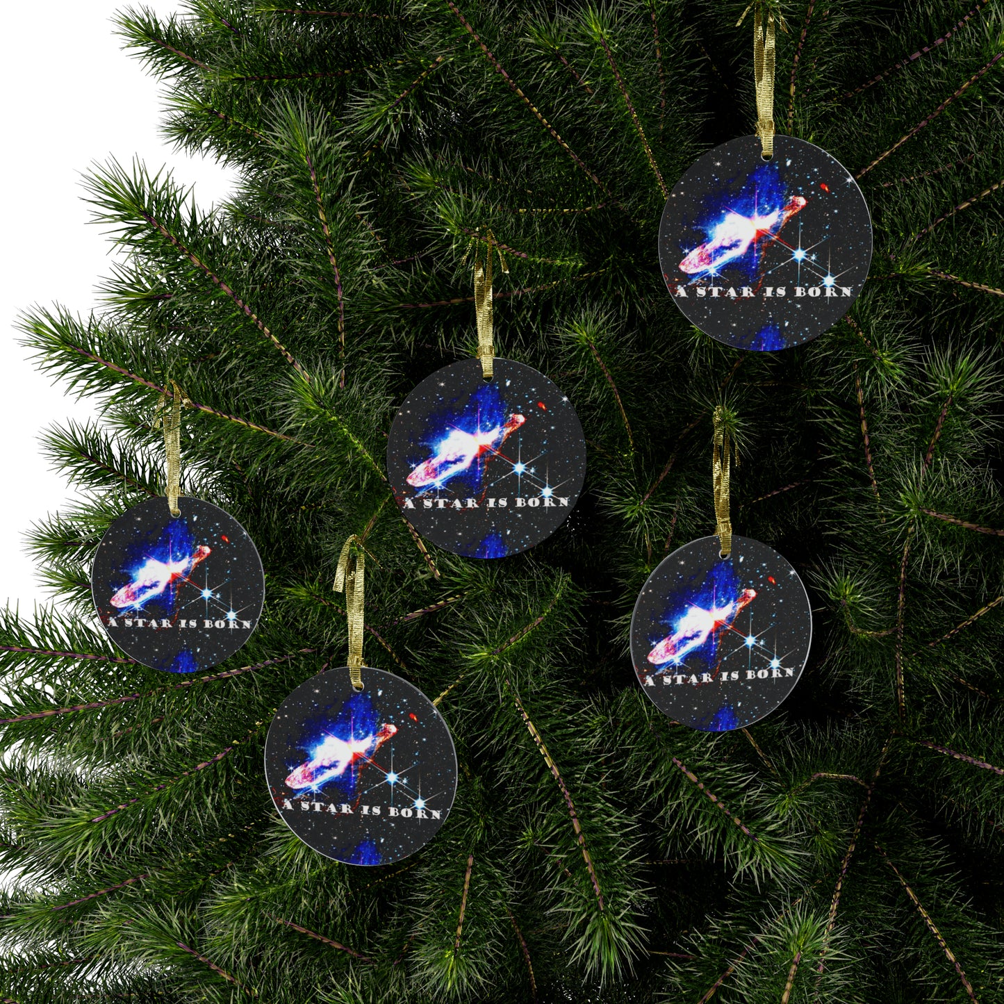 ✨ Deck Your Halls with Starlight: Cosmos Series Acrylic Ornaments ✨