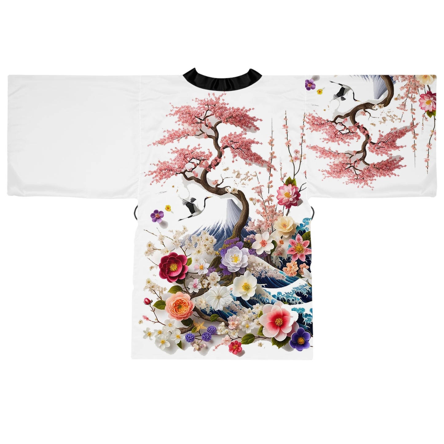 Sophisticated Cosmopolitan Series (G) Long Sleeve Kimono Robe 🌸