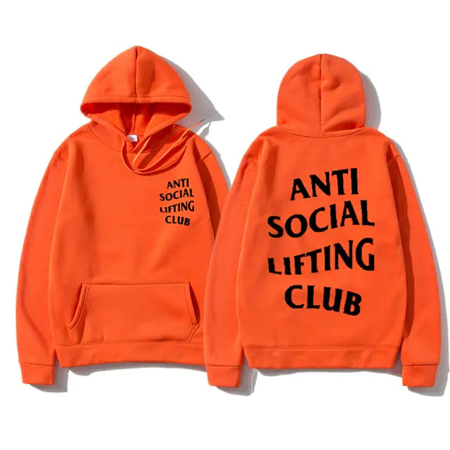Anti Social Lifting Club Hoodies - Stylish Comfort for Autumn and Winter