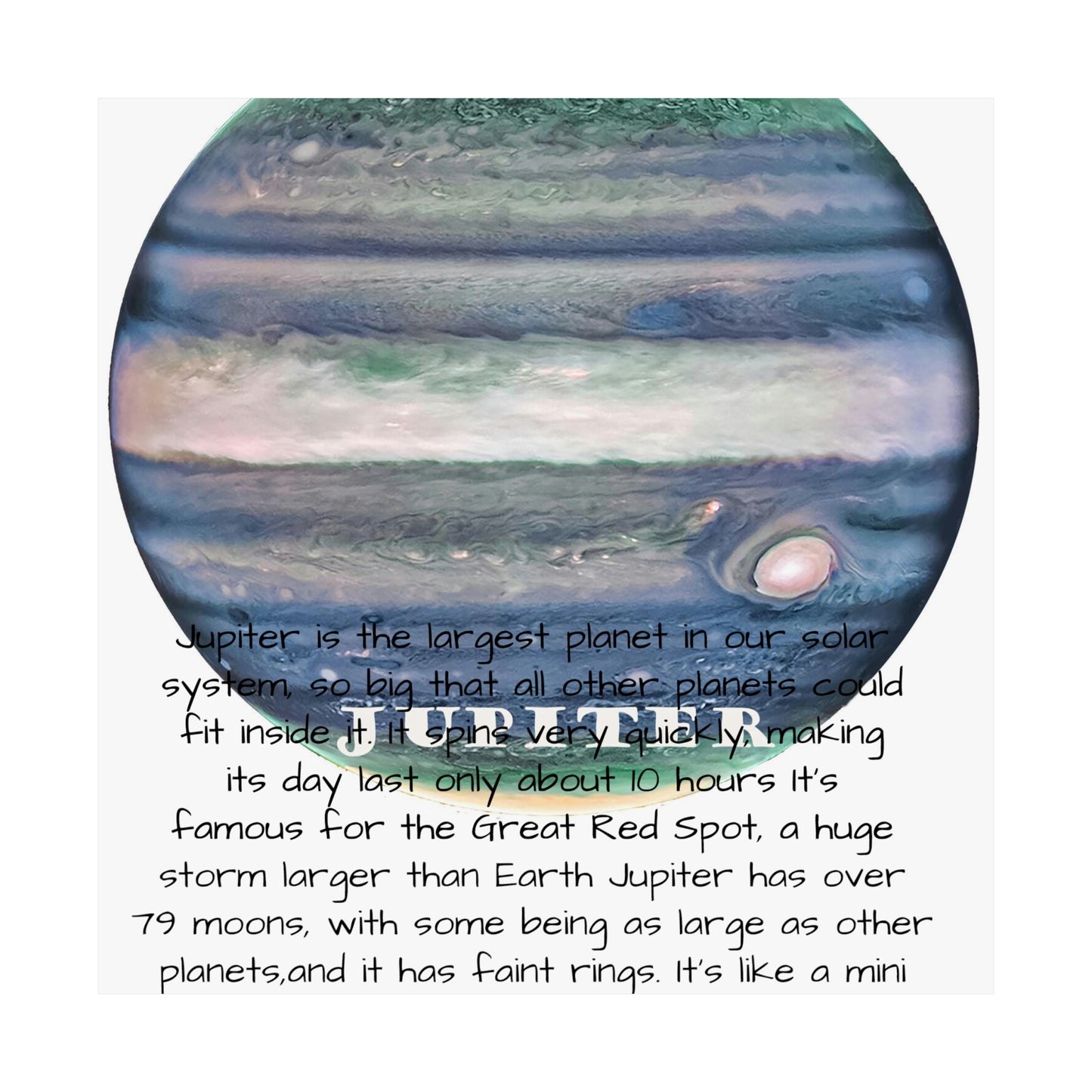 Jupiter's Majesty: Premium Cosmos Series Poster