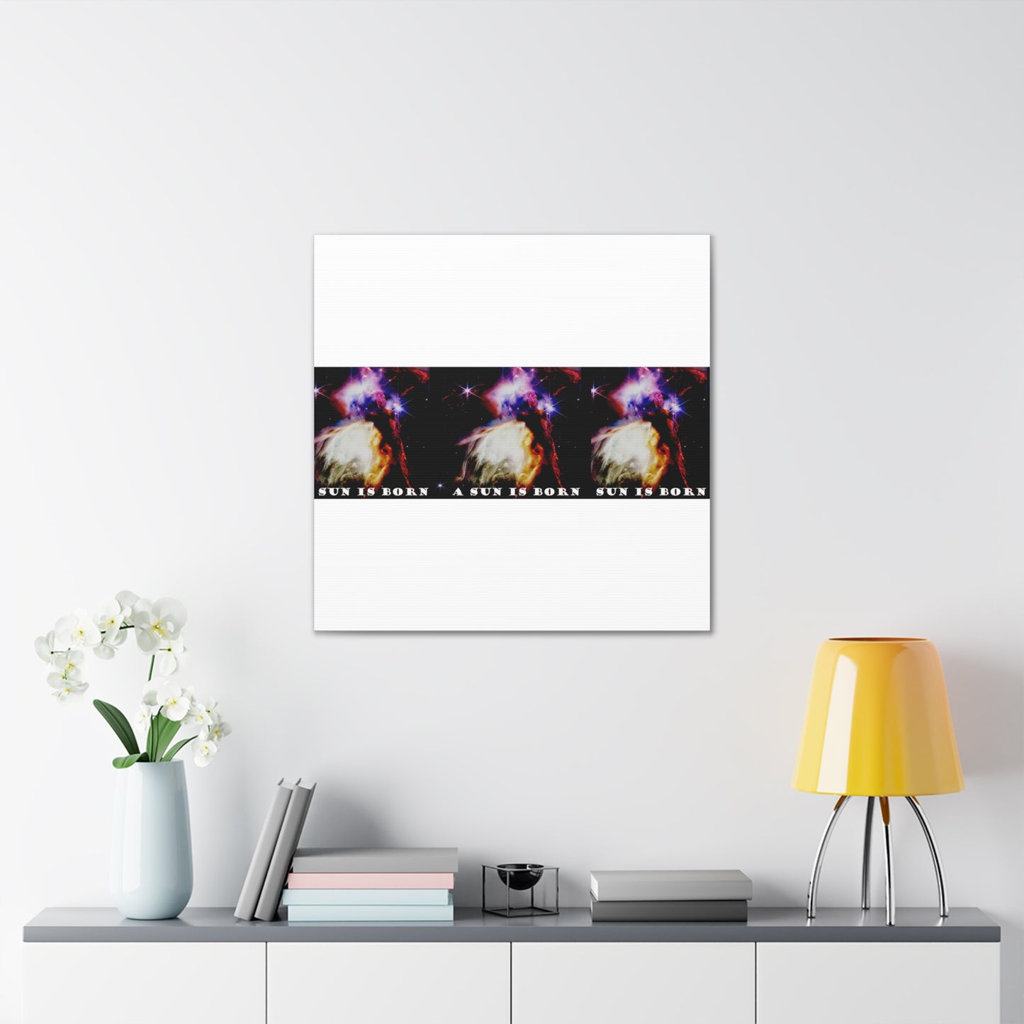Witness Stellar Birth: Cosmos Series 10 Sun Canvas Print