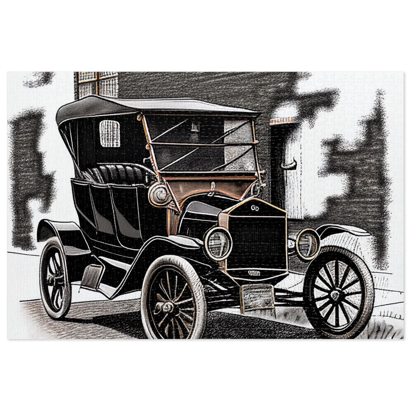 Vintage Ford Car Jigsaw Puzzle Collection (252, 500,1000-Piece)
