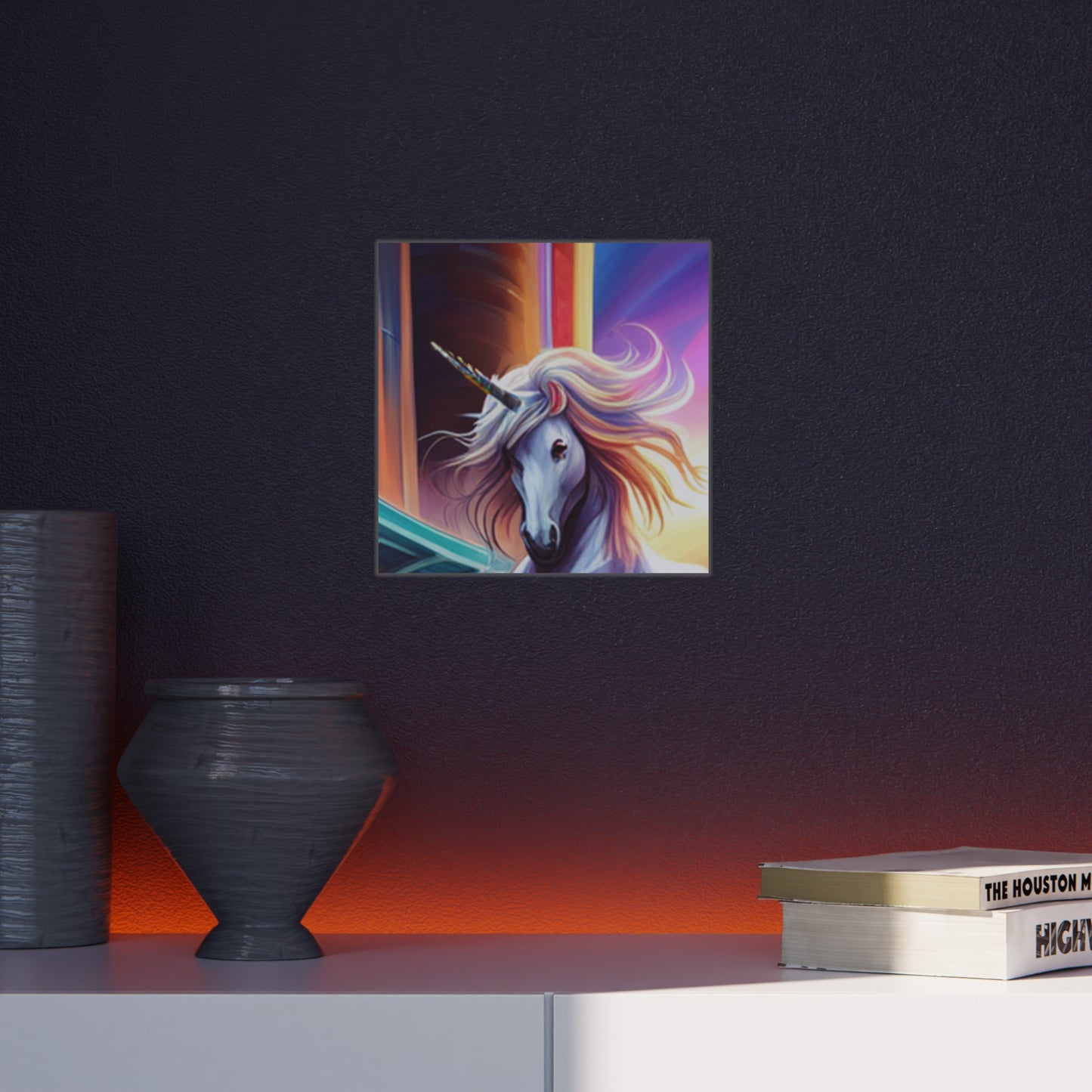 Enchanting Unicorn Art: Customizable Foam Board Prints