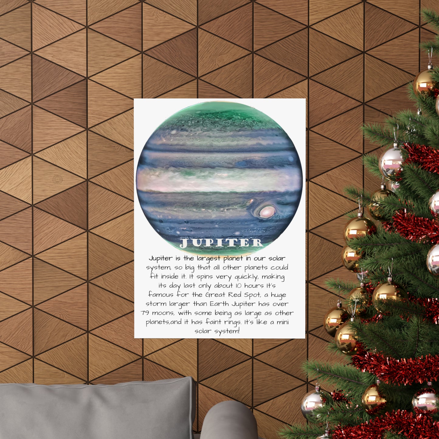 Jupiter's Majesty: Premium Cosmos Series Poster