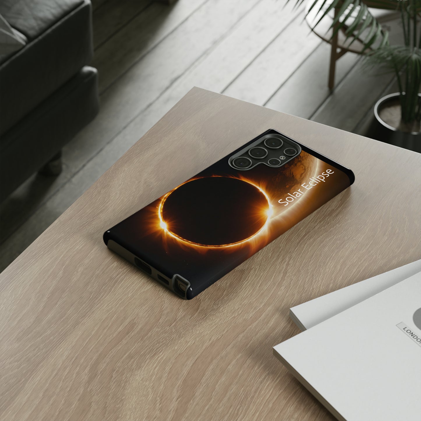 Solar Eclipse Phone Case: Protect Your Tech with Cosmic Style $39.99