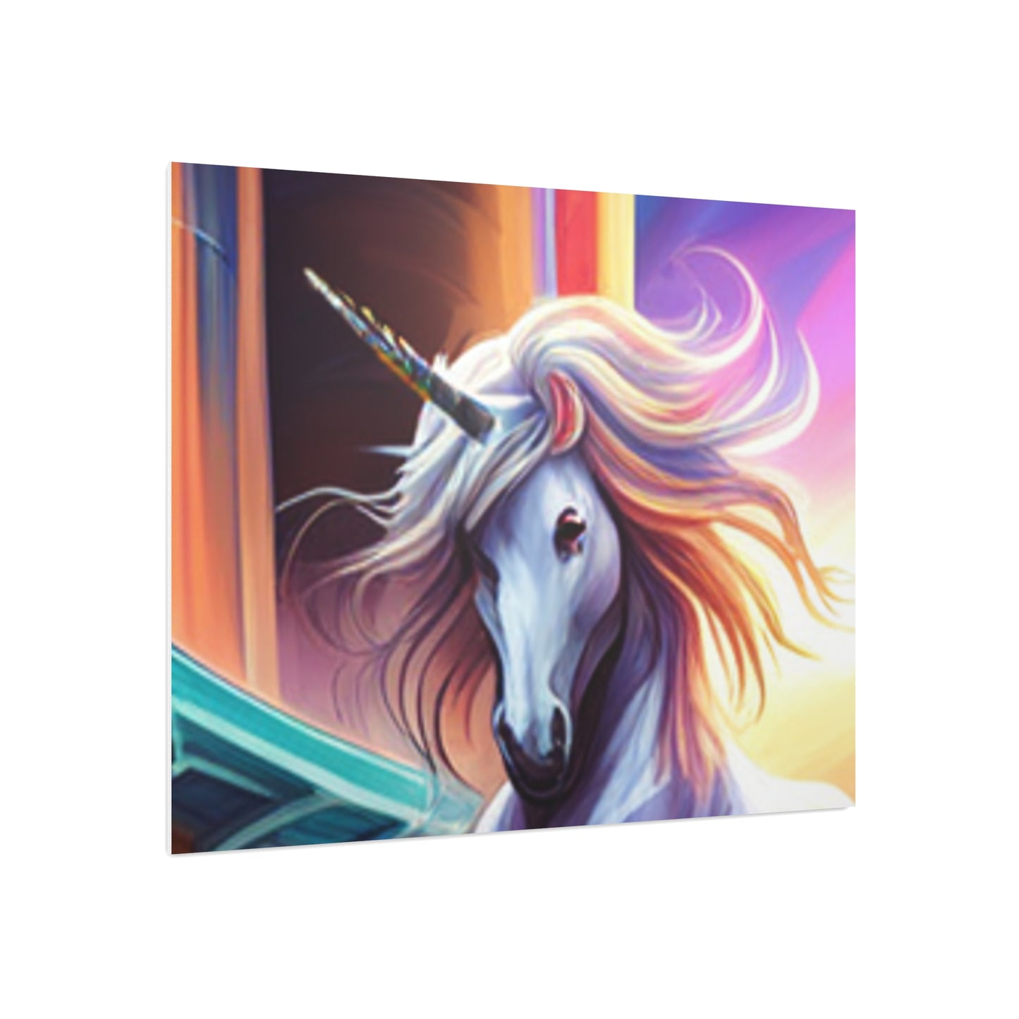 Enchanting Unicorn Art: Customizable Foam Board Prints