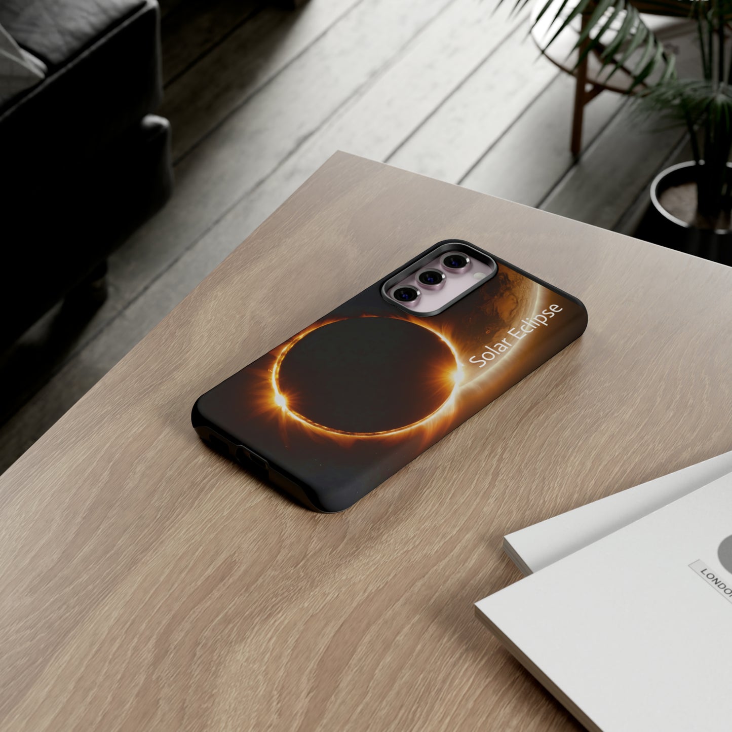 Solar Eclipse Phone Case: Protect Your Tech with Cosmic Style $39.99