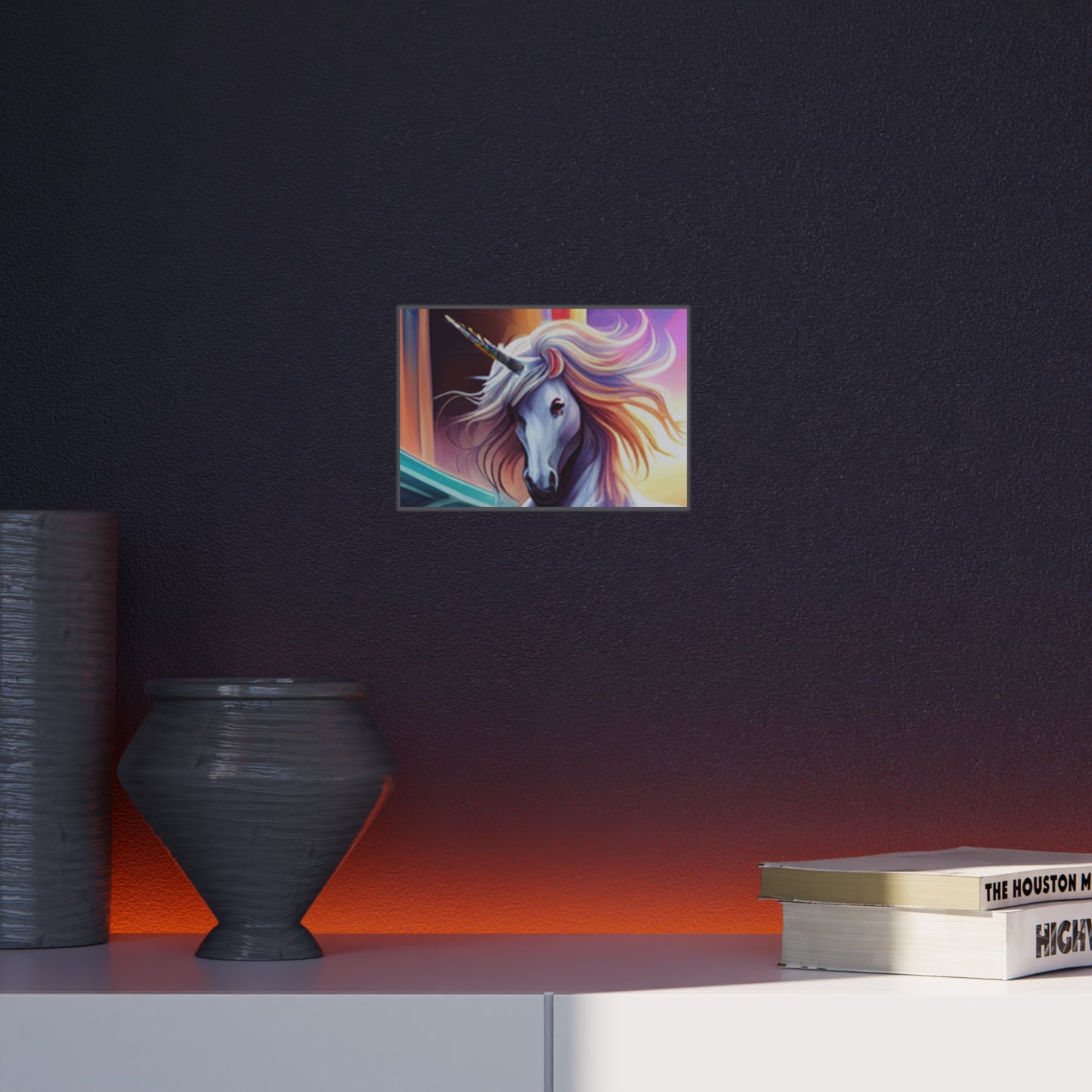 Enchanting Unicorn Art: Customizable Foam Board Prints