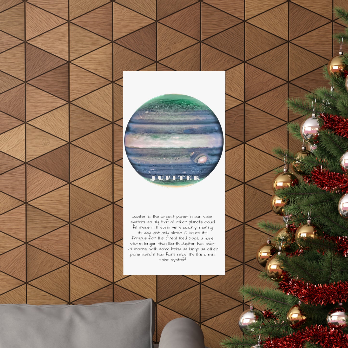 Jupiter's Majesty: Premium Cosmos Series Poster