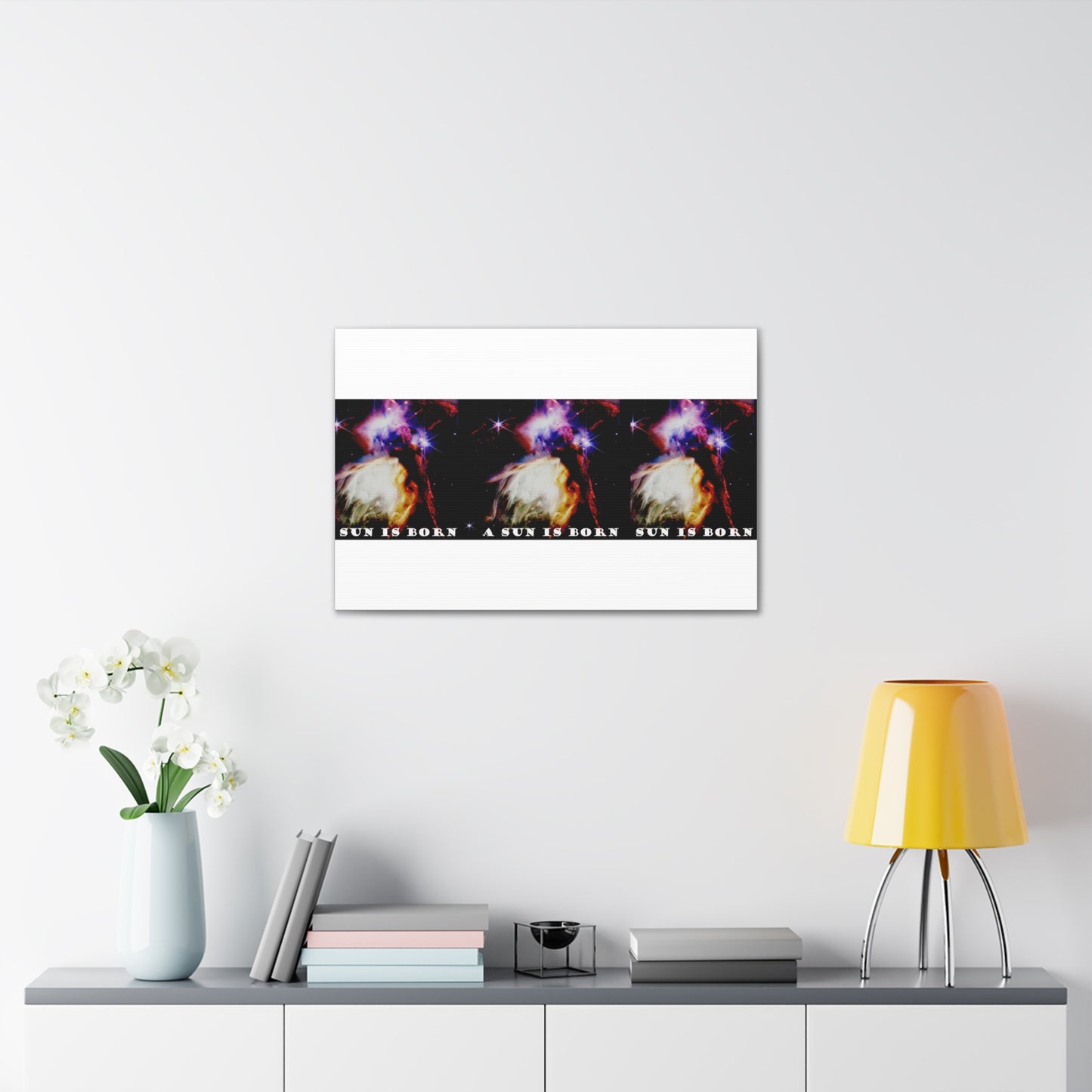 Witness Stellar Birth: Cosmos Series 10 Sun Canvas Print