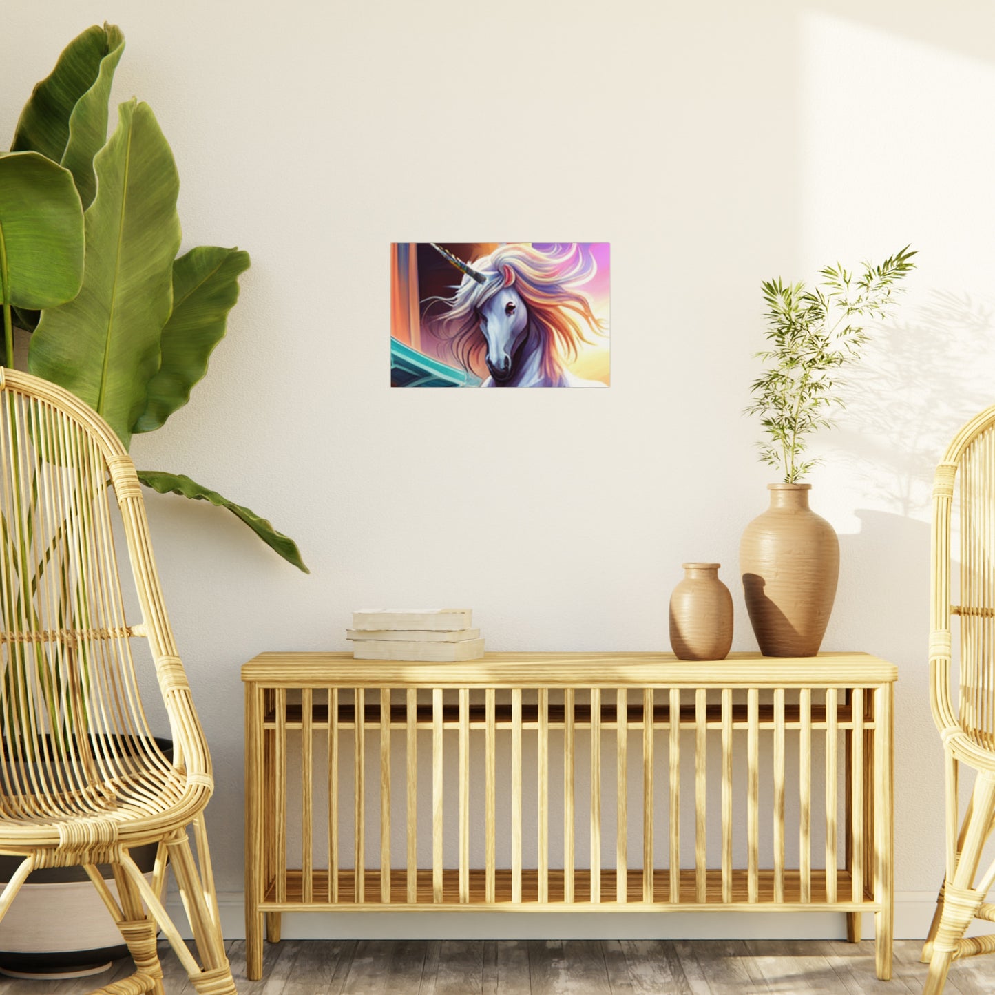 Enchanting Unicorn Art: Customizable Foam Board Prints