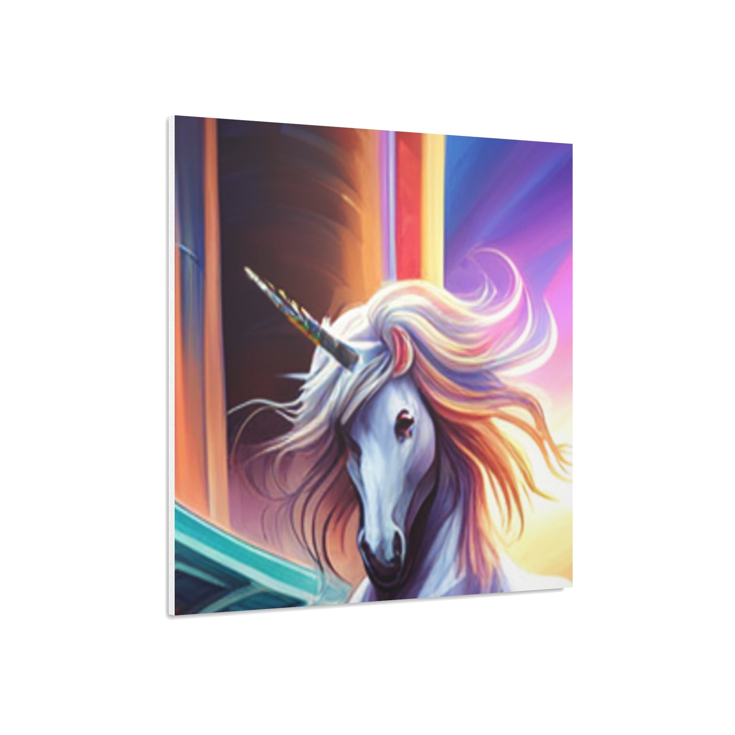 Enchanting Unicorn Art: Customizable Foam Board Prints