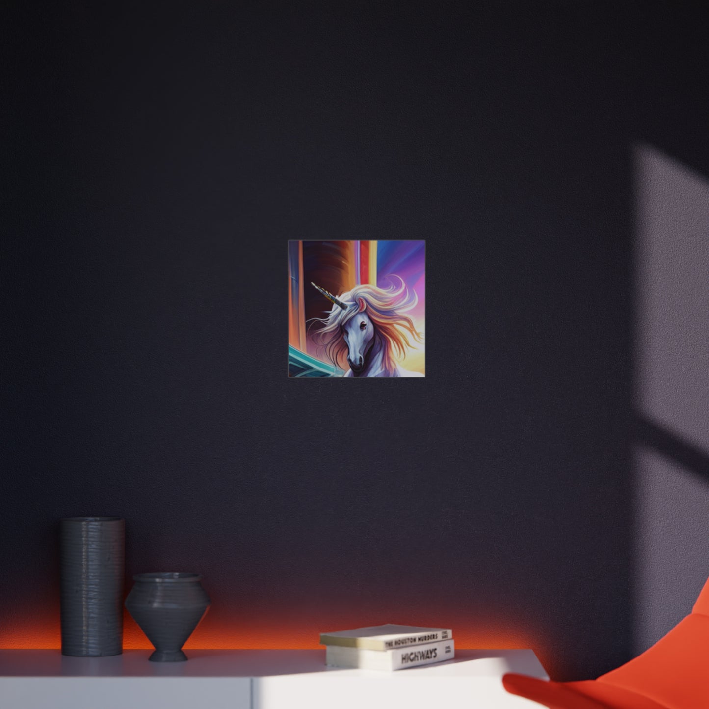 Enchanting Unicorn Art: Customizable Foam Board Prints