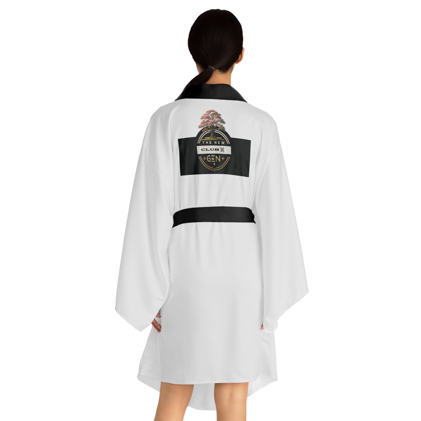 Sophisticated Cosmopolitan Series (X) Long Sleeve Kimono Robe 🌸