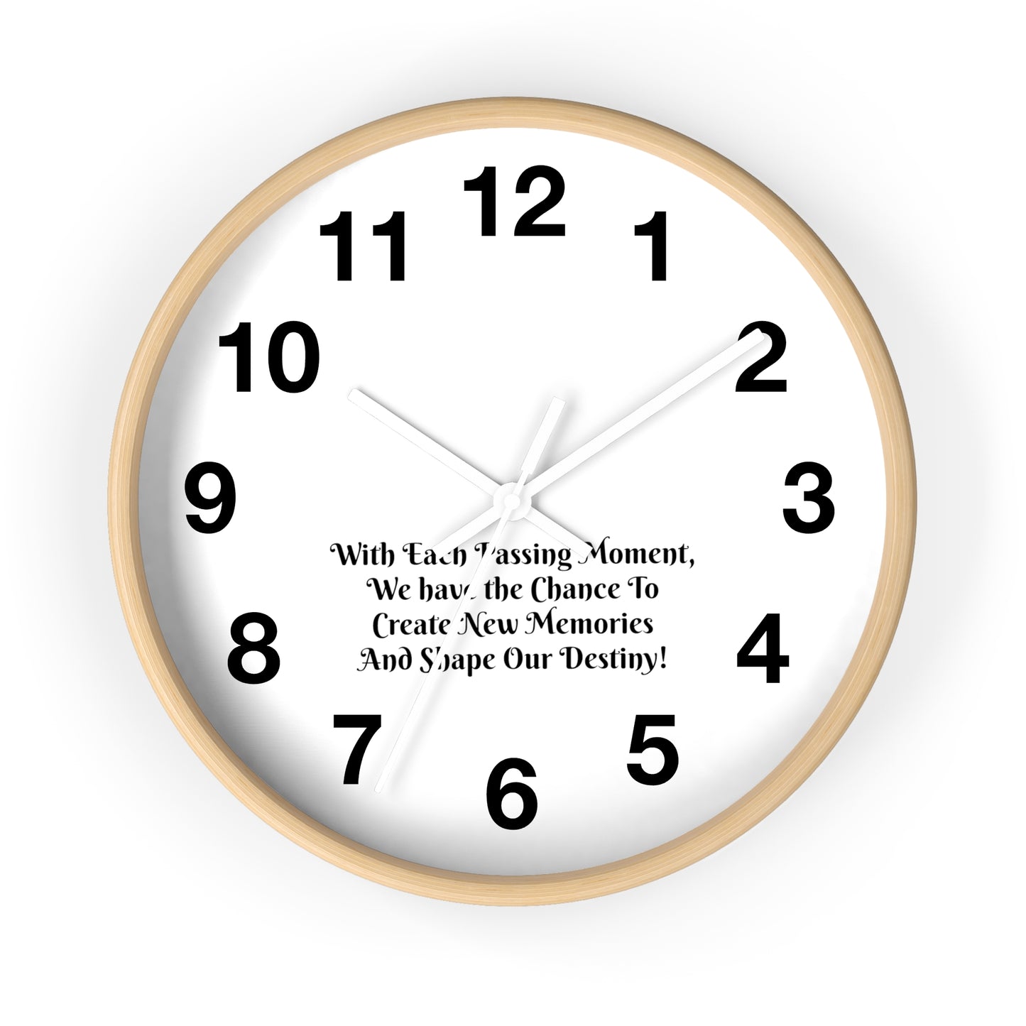 With each passing moment, we have the chance to create new memories and shape our destiny! Clock Wall Clock Home Use!!