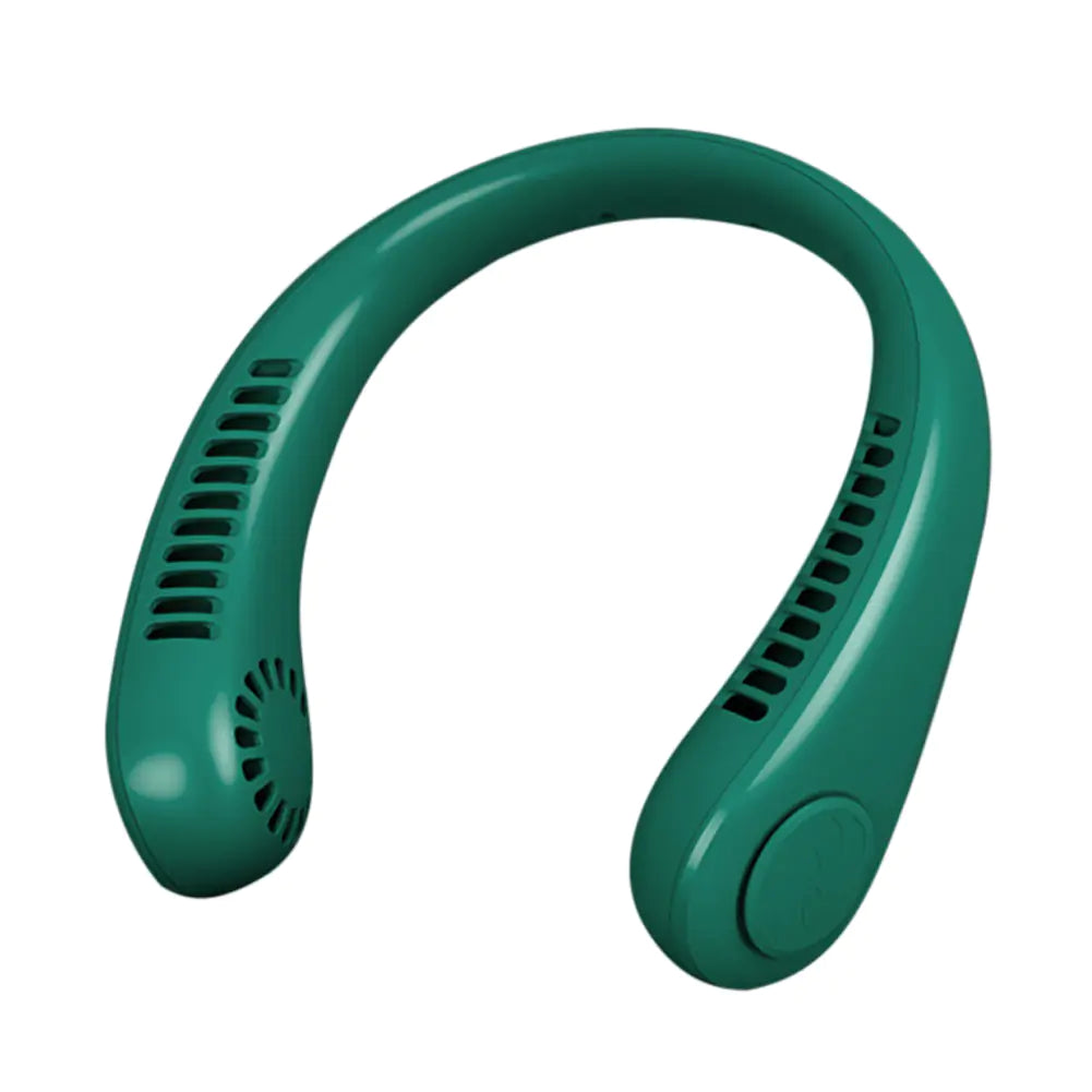 Portable Rechargeable Fan - Sleek, Concealed Turbo Design for Safe, On-the-Go Cooling