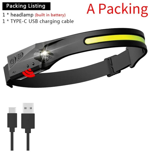 Super Powerful LED Flashlight - Dual LEDs (XHP99+ COB) for Long and Close Range Lighting, 1500m Range