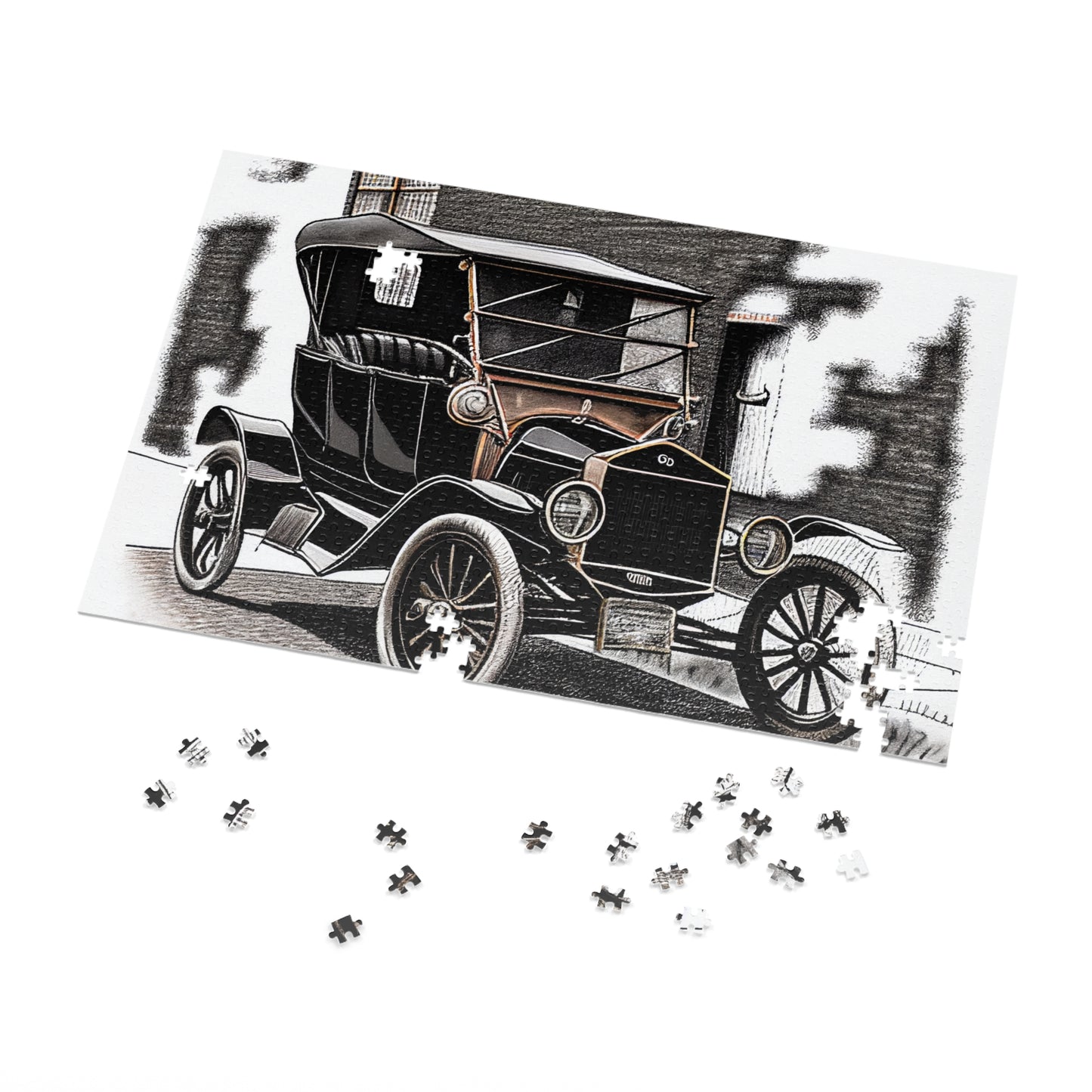 Vintage Ford Car Jigsaw Puzzle Collection (252, 500,1000-Piece)