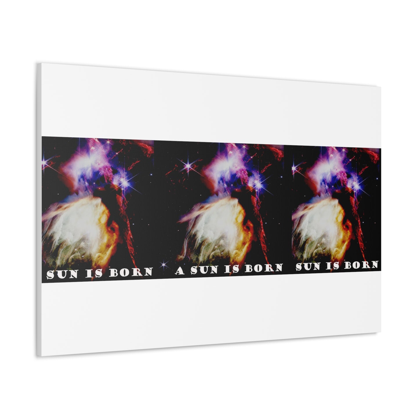 Witness Stellar Birth: Cosmos Series 10 Sun Canvas Print